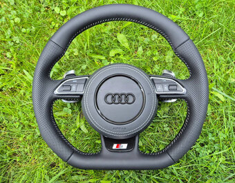 AUDI VOLANT KOŽENÝ MULTIFUNKCNY ZKOSENY - 4