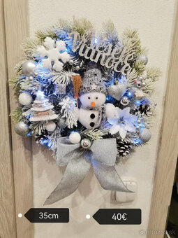 vianočný veniec na dvere 35cm - 4