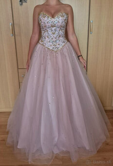 Spoločenské šaty č.34-40 - 4