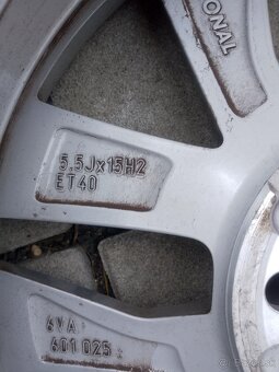 Elektróny + letné pneumatiky škoda Fabia 185/65 r15 - 4