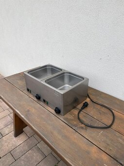 Vodný kúpel - výdajný ohrievače jedál dvoj – bain marie - 4