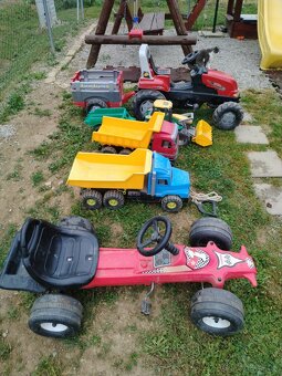 Detský slapaci traktor formula - 4