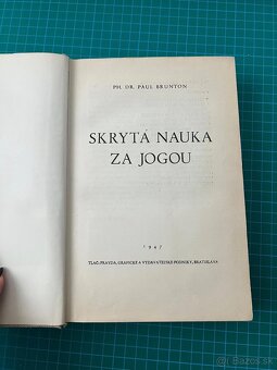 Skrytá nauka za jogou I.-II. rok 1947,  Paul Brunton - 4
