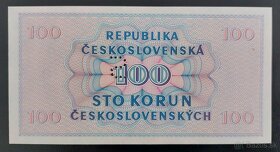 100 Korún ČSR rok 1945 PERFOROVANÁ S - 4