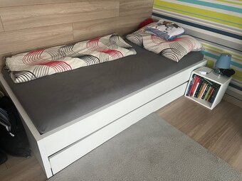Posteľ 90x200 s výsuvným lôžkom - 4