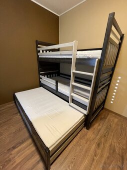 Detská poschodová posteľ s prístelkou - 4