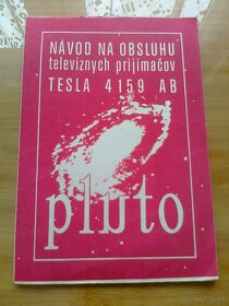Retro TV Tesla Pluto žltý - 4