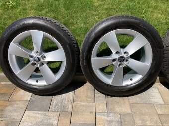 Zimná sada org ŠKODA 5x112 7J ET45 225/55 R17 - 4