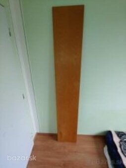 Predám drevený písací stôl z bl. dreva a zástenu - 4