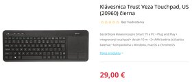 Klávesnica Trust + Touchpad čierna - 4