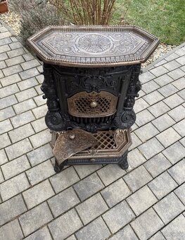 Zdobena starozitna kamna Jotul 1910 - 4