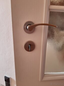 Biele interierove presklene dvere - 4