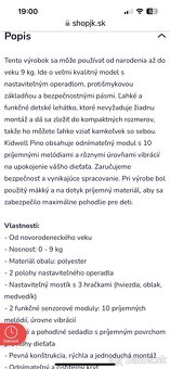 Predam vibracne lehatko pre babetka - 4