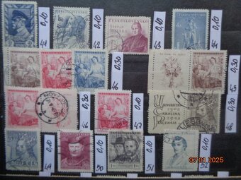 Poštové známky - ČESKOSLOVENSKO - 20 FOTO - 4