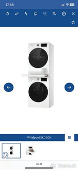 Spojovací diel medzi práčku a sušičku Whirlpool - 4