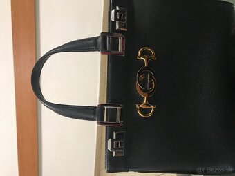 GUCCI ZUMI originál black bags kabelka+zlate nausnice - 4