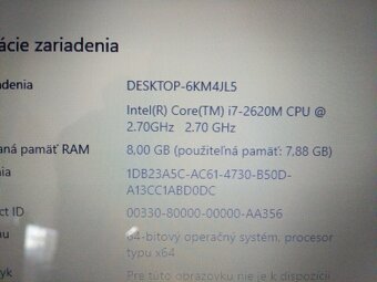 predám klávesnicu z notebooku Dell Latitude e5420 - 4