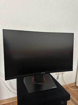 ASUS zakrivený monitor 24” (VG24VQ) – Full HD, , 165 Hz, 1 m - 4