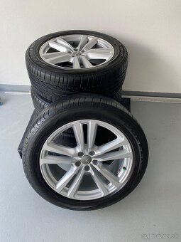 Original Audi Q7 disky+ letne pneu R20/5x112 - 4