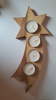 Drevený svietnik - 4