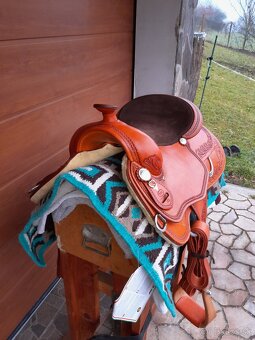 16" westernové sedlo - 4