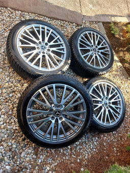 4-originál obute alu 5x112 R18 Mercedes 7.5J ET49-225/45 r18 - 4