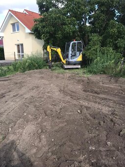 Zemné a výkopové práce minibagrom - 4