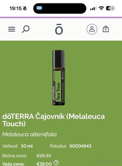 dōTERRA Tea Tree (čajovník) Touch, 10ml - 4