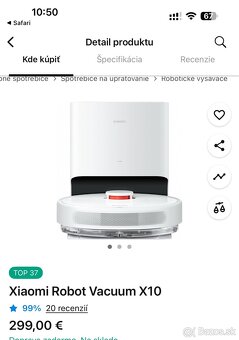 Predám Xiaomi Vacuum X10 - 4