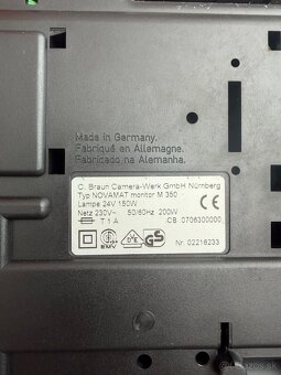 Projektor Braun Novamat M350 - 4