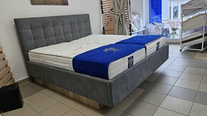 Výstavný kus rámová čalúnená posteľ - 4