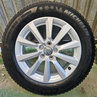 Atraktívne hliníkové disky AUDI - 5x100 r16 - 4