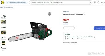 PARKSIDE® Benzínová reťazová píla PBKS 53 C3PARKSIDE® Benzín - 4