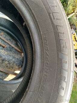 Dve letne pneumatiky 225/60 R17 Hankook dynapro - 4