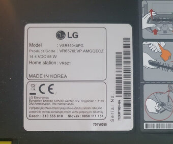 Robotický vysávač LG Hom-bot VSR86040PG - 4