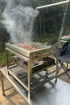 Gril na drevené uhlie - 4