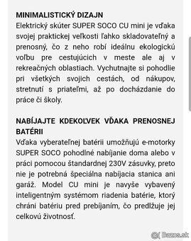 Krasny Motocykel soco Minu cu .. - 4
