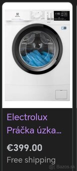 Predam pračku úzku Electrolux PERFECT 600 - 4