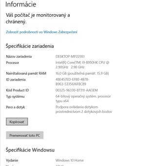 Herný notebook Dell Alienware 15 R3 - 4