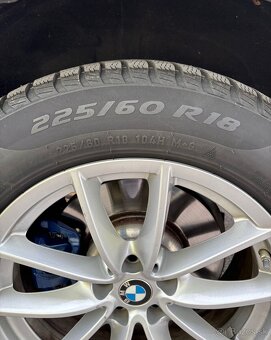 Predám disky BMW X4 r18 + zimné pneumatiky - 4