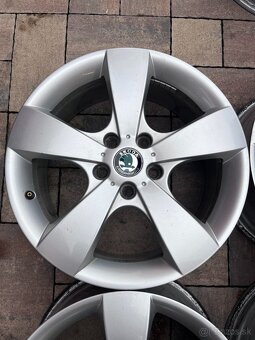 Predám org.hlinikové disky Skoda Octavia---R17 - 4