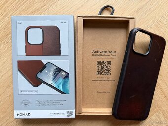 Horween Leather NOMAD kryt s Magsafe na iPhone 13 Pro Max - 4