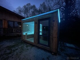 Prémiová vonkajšia záhradná sauna - 4