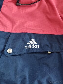 Retro bunda Adidas Originals navy/burgundy, velikost L - 4
