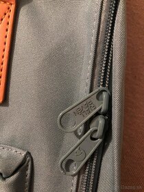 Batoh Fjällräven Kanken bledomodrý s hnedými prvkami - 4