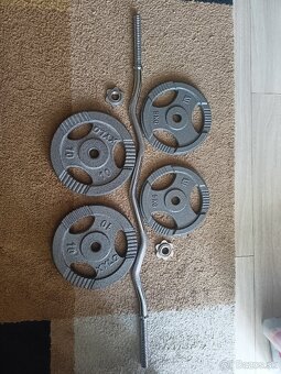 EZ tyč 30mm a 5kg, 10kg kotouce - 4