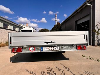 Predám prívesný dvojnápravový vozík značky Agados Adam 12 - 4