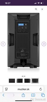 Predám repro Behringer DR112DSP - 4