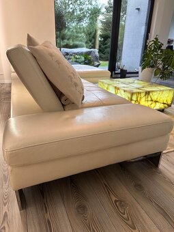 Kožená sedacia súprava v 99,9% stave. - 4