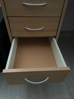 Pracovný písací stôl + sklo - 4